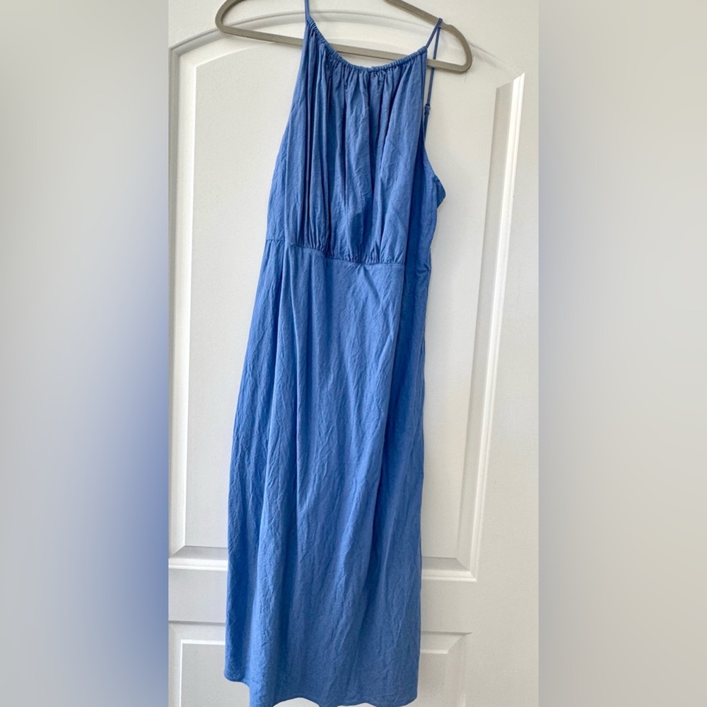 Banana Republic Blue Midi Dress